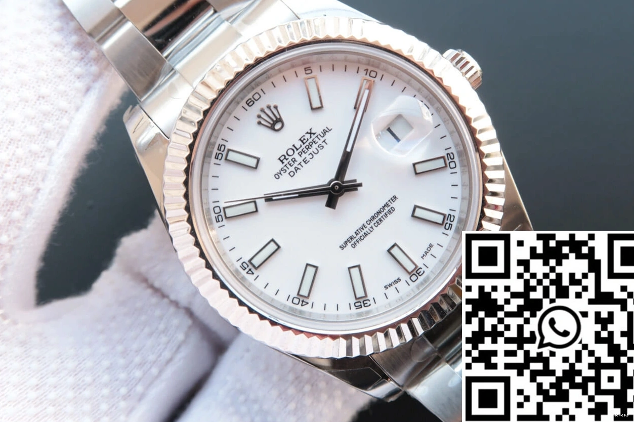 EW Datejust White Rolex M126334-0009 Dial Factory 0523